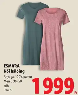 Lidl Esmara női hálóing ajánlat