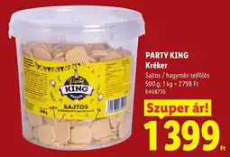 Lidl Party king kréker ajánlat