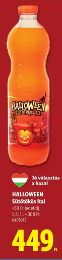 Lidl Halloween sütőtökös ital ajánlat