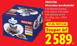 Lidl Prevital alutasakos macskaeledel ajánlat