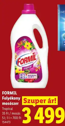Lidl Formil folyékony mosószer ajánlat