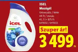 Lidl Igel mosógél ajánlat