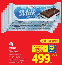 Lidl Pilos tejszelet ajánlat