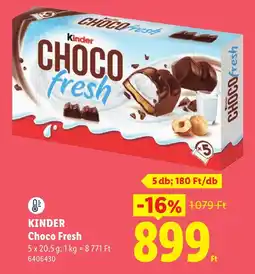 Lidl Kinder Choco Fresh ajánlat
