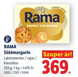 Lidl Rama sütőmargarin ajánlat