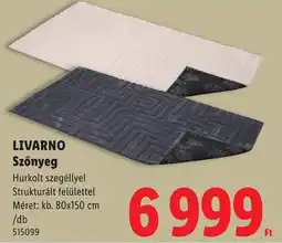 Lidl Livarno szőnyeg ajánlat