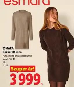 Lidl Esmara női kötött ruha ajánlat