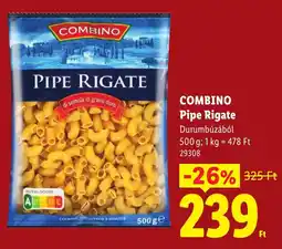 Lidl Combino pipe rigate ajánlat