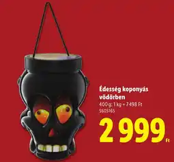 Lidl Édesség koponyás vödörben ajánlat
