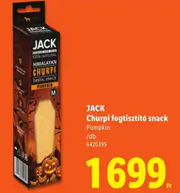 Lidl Jack churpi fogtisztító snack ajánlat