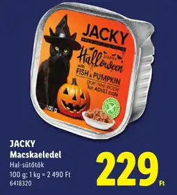 Lidl Jacky macskaeledel ajánlat