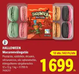 Lidl Halloween macaronválogatás ajánlat
