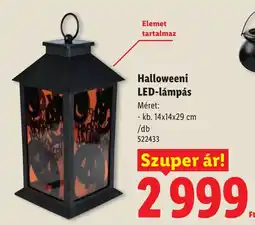 Lidl Halloweeni LED-lámpás ajánlat