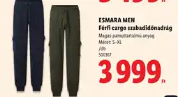 Lidl Esmara men férfi cargo szabadidónadrág ajánlat