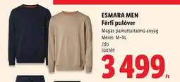 Lidl Esmara men férfi pulóver ajánlat