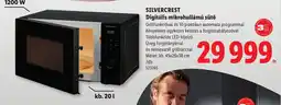 Lidl Silvercrest digitális mikrohullámú sütő ajánlat