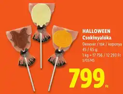Lidl Halloween csokinyalóka ajánlat