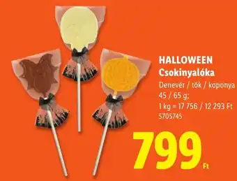 Halloween csokinyalóka