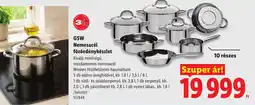 Lidl Gsw nemesacél főzőedénykészlet ajánlat