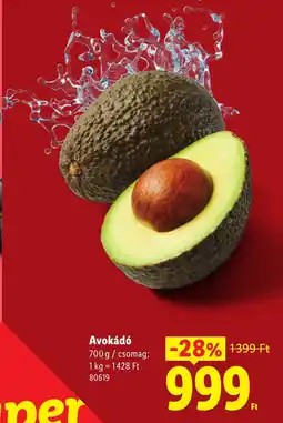 Lidl Avokádó ajánlat