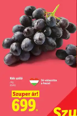 Lidl Kék szőlő ajánlat
