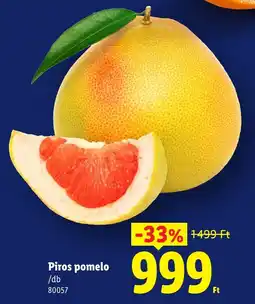 Lidl Piros pomelo ajánlat