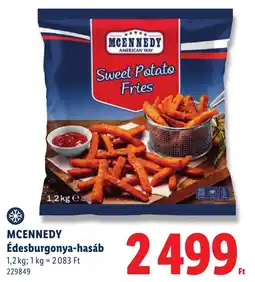 Lidl Mcennedy édesburgonya-hasáb ajánlat