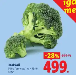 Lidl Brokkoli ajánlat