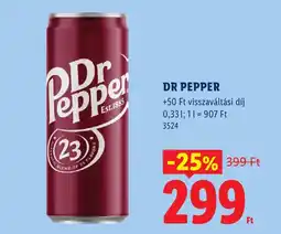 Lidl Dr pepper ajánlat