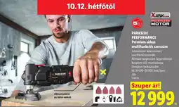 Lidl Parkside performance multifunkciós szerszám ajánlat