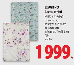 Lidl Livarno asztalterítő ajánlat
