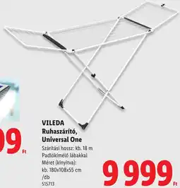 Lidl Vileda ruhaszáritó universal one ajánlat