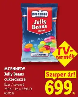 Lidl Mcennedy jelly beans cukordraszé ajánlat