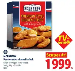 Lidl Mcennedy panírozott csirkemellcsíkok ajánlat