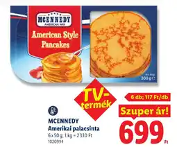 Lidl Mcennedy amerikai palacsinta ajánlat
