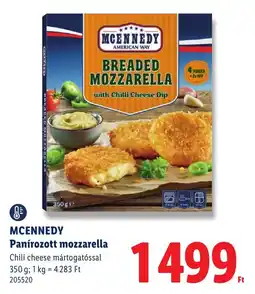 Lidl Mcennedy panírozott mozzarella ajánlat
