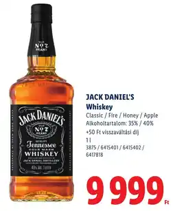 Lidl jack daniel's whiskey ajánlat