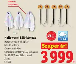 Lidl Halloweeni LED-lámpás ajánlat