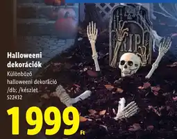 Lidl Halloweeni dekorációk ajánlat