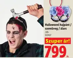 Lidl Halloweeni hajpánt / szemüveg / álarc ajánlat
