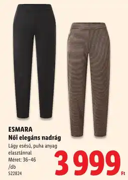Lidl Esmara női elegáns nadrág ajánlat