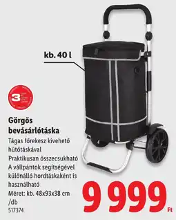 Lidl Görgős bevásárlótáska ajánlat