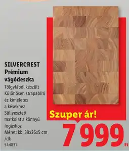 Lidl Silvercrest prémium vágódeszka ajánlat