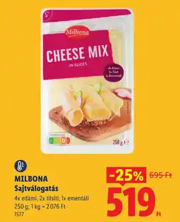 Lidl Milbona sajtválogatás ajánlat