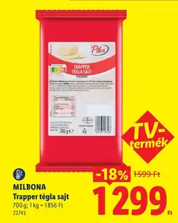 Lidl Milbona trapper téгла sajt ajánlat