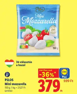 Lidl Pilos mini mozzarella ajánlat