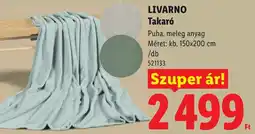 Lidl Livarno takaró ajánlat