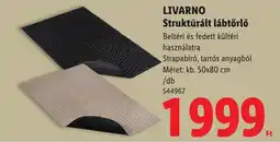 Lidl Livarano struktúrált lábtörlő ajánlat