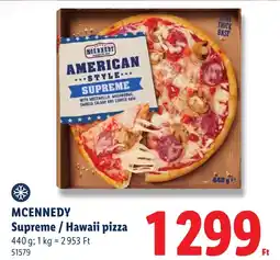 Lidl Mcennedy supreme / hawaii pizza ajánlat