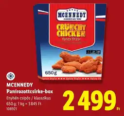 Lidl Mcennedy panírozottcsirke-box ajánlat